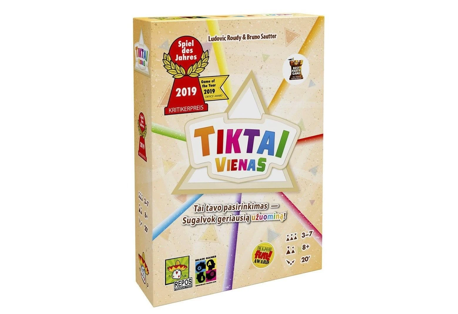 None Brain Games Tiktai Vienas (Just One) | LT