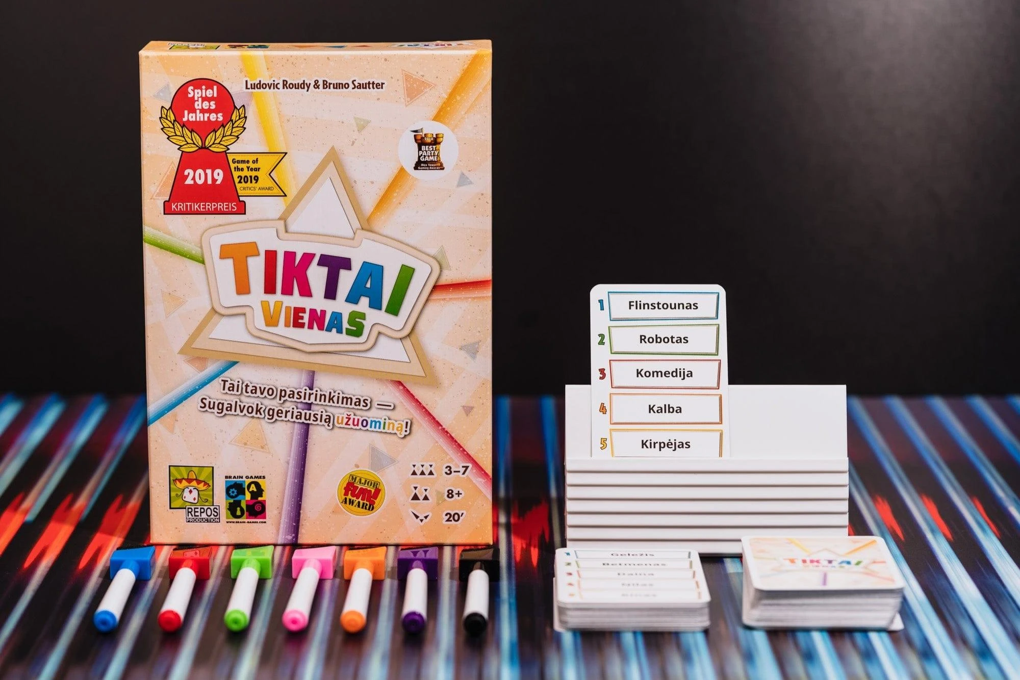 None Brain Games Tiktai Vienas (Just One) | LT
