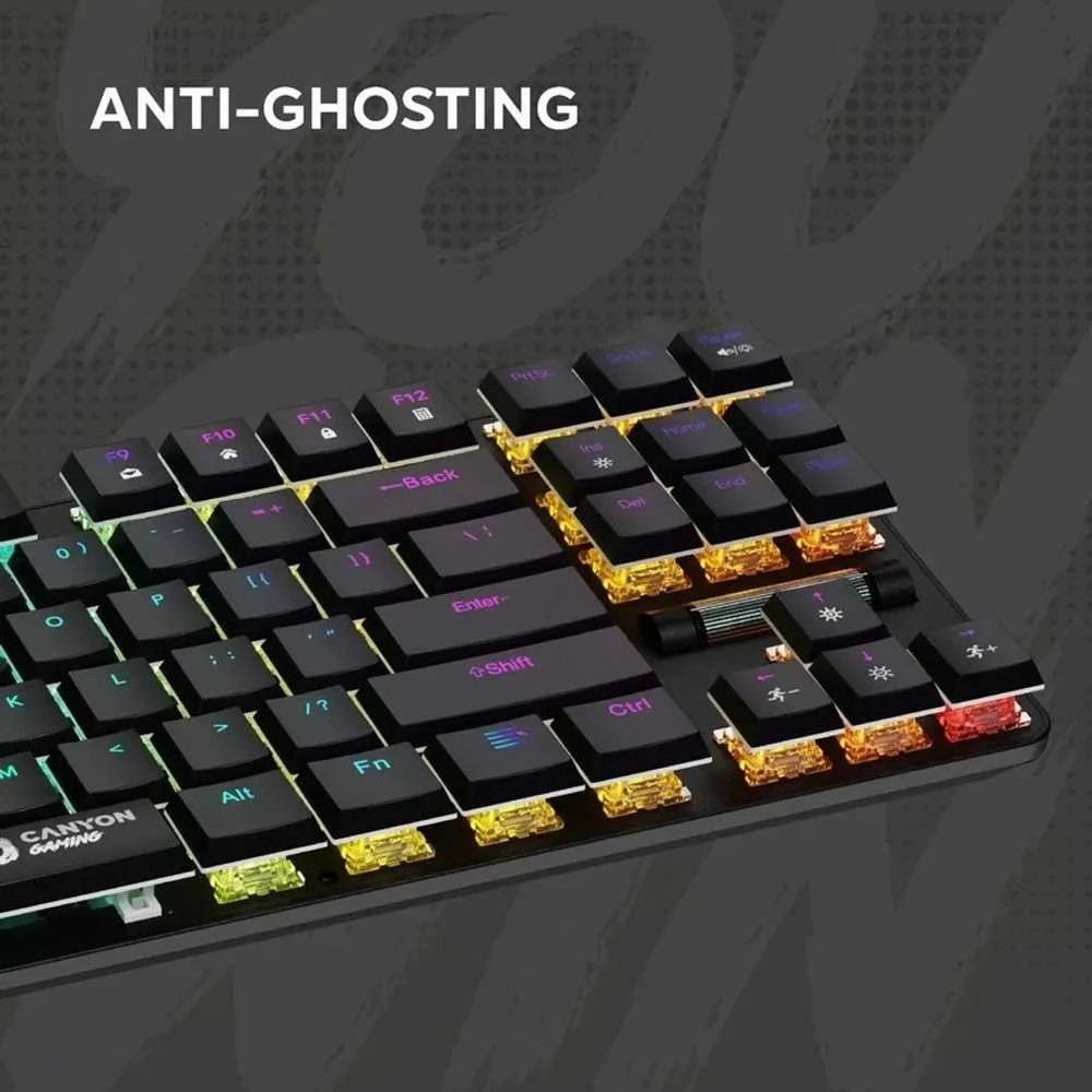 CANYON klaviatūra Cometstrike GK-55 EN Laidinė