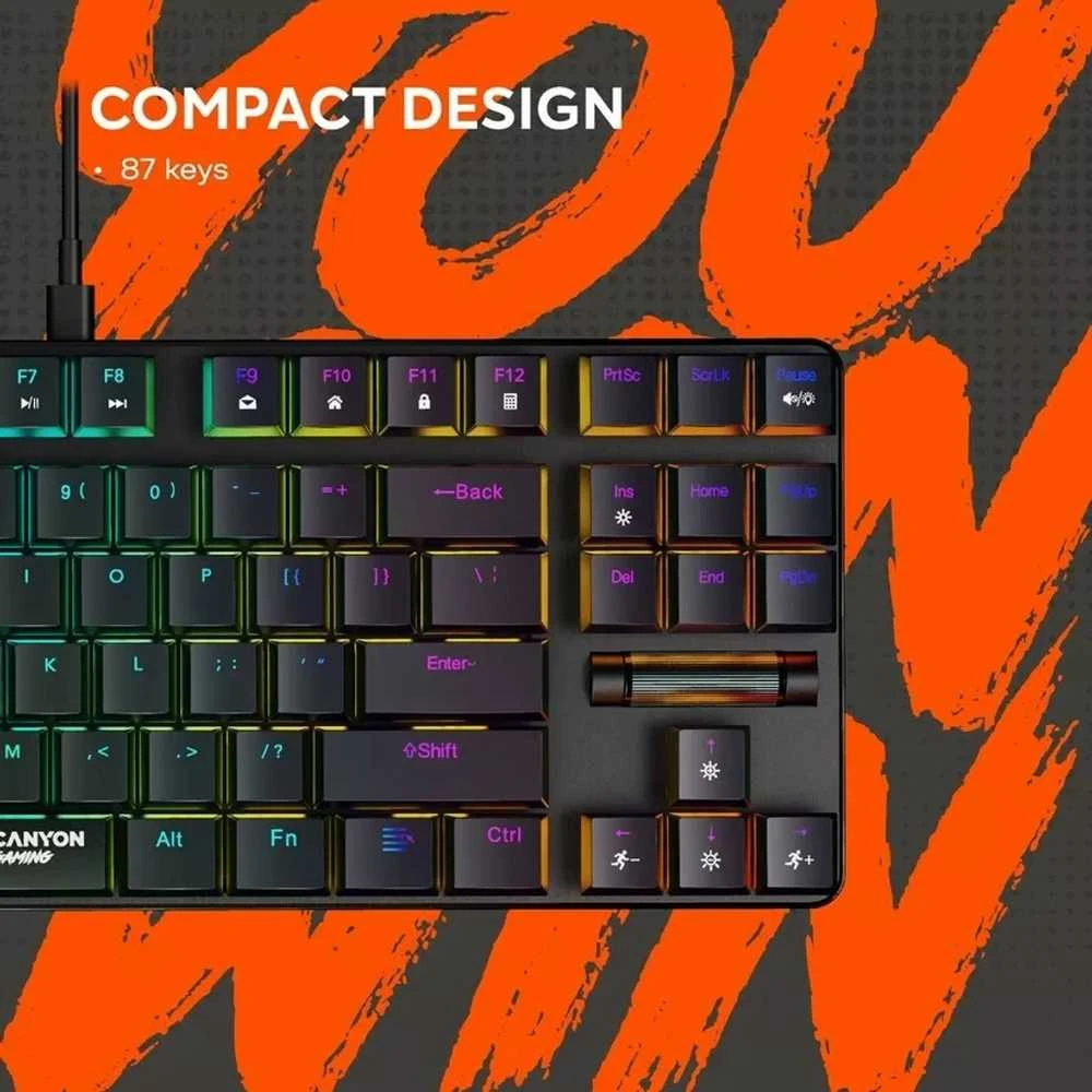 CANYON klaviatūra Cometstrike GK-55 EN Laidinė