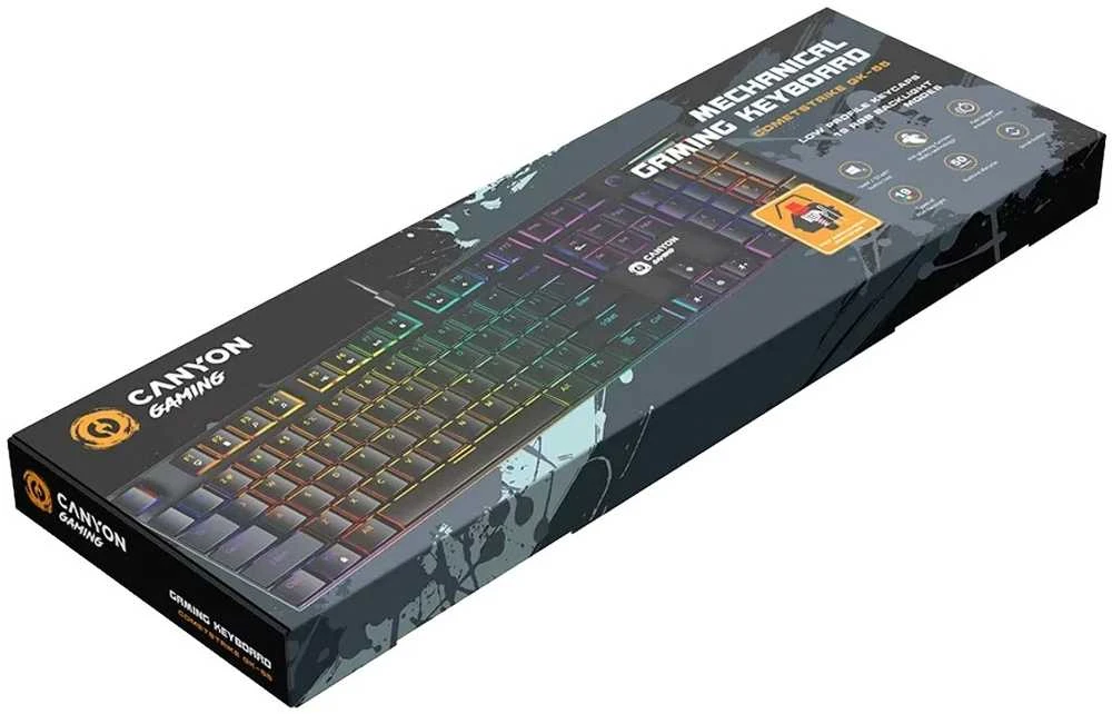 CANYON klaviatūra Cometstrike GK-55 EN Laidinė