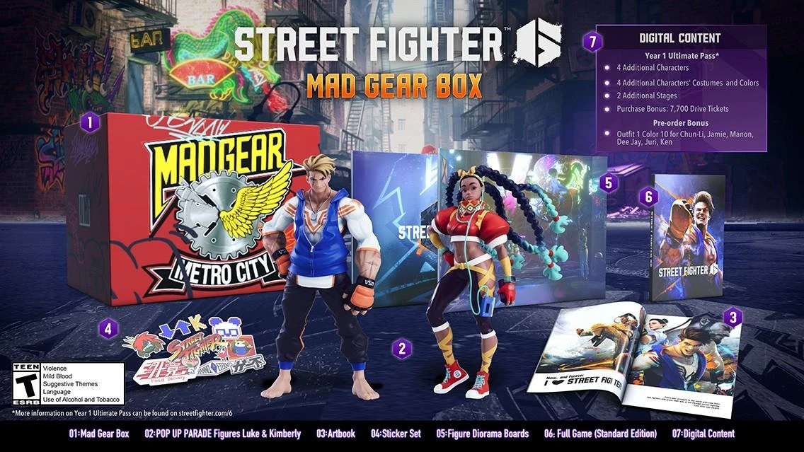 Capcom Street Fighter 6 - Mad Gear Box | Collectors Edition PS4
