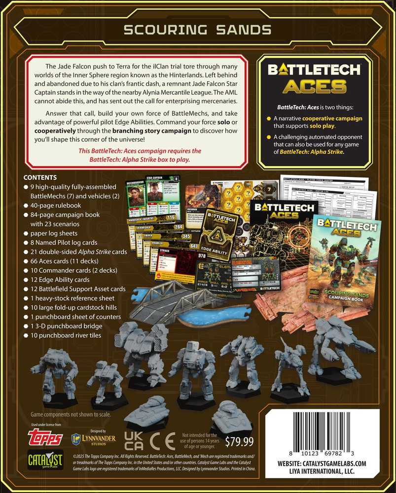 Catalyst Game Labs BattleTech: Aces Scouring Sands
