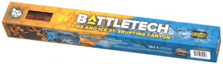 Catalyst Game Labs BattleTech: BattleMat Fire and Ice - Erupting Canyon