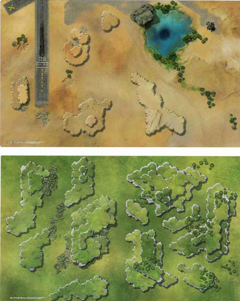 Catalyst Game Labs BattleTech: BattleMat Alpha Strike – Aerobase #2