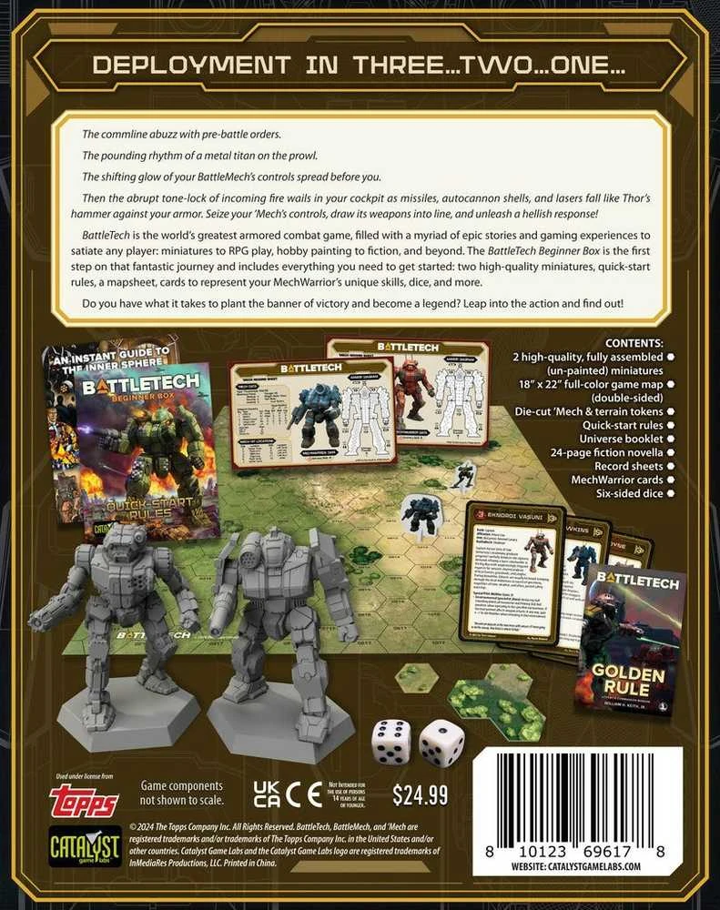 Catalyst Game Labs BattleTech Beginner Box 40th Anniversary