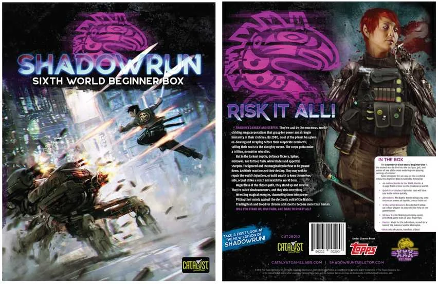 Catalyst Game Labs Shadowrun: Sixth World Beginner Box
