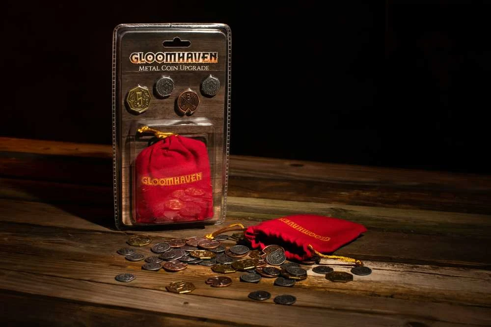 Cephalofair Games Gloomhaven Metal Coin Upgrade