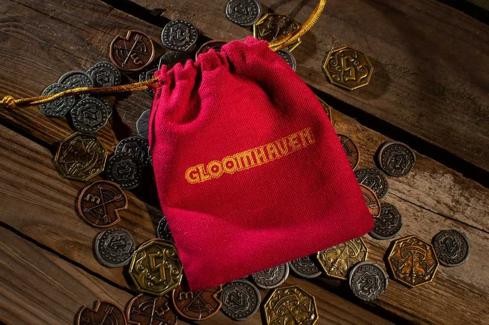 Cephalofair Games Gloomhaven Metal Coin Upgrade