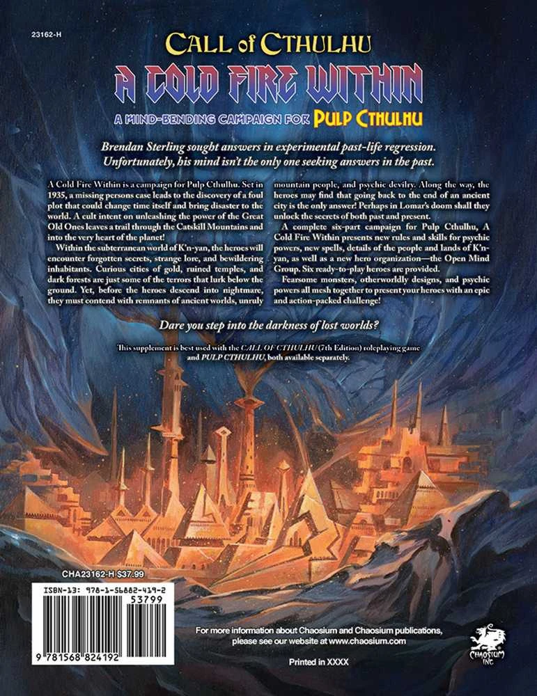 Chaosium Call of Cthulhu - A Cold Fire Within knyga