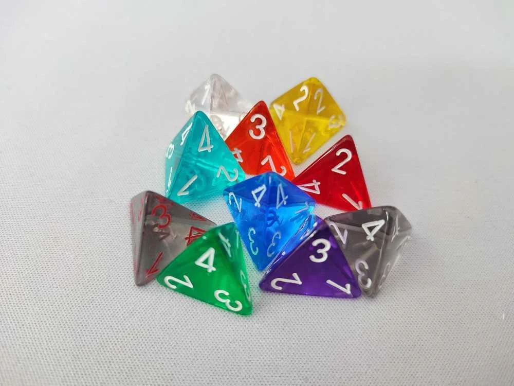 Chessex d4 Translucent Dice (1 Vnt)