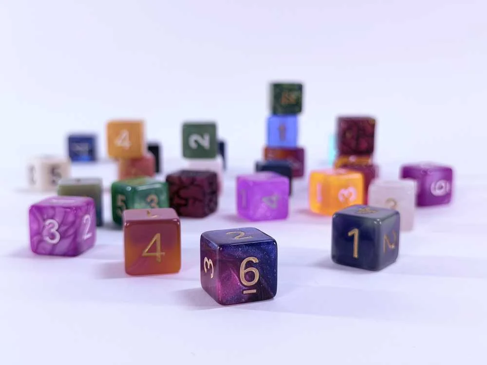 Chessex d6 kauliukas (1 Vnt)