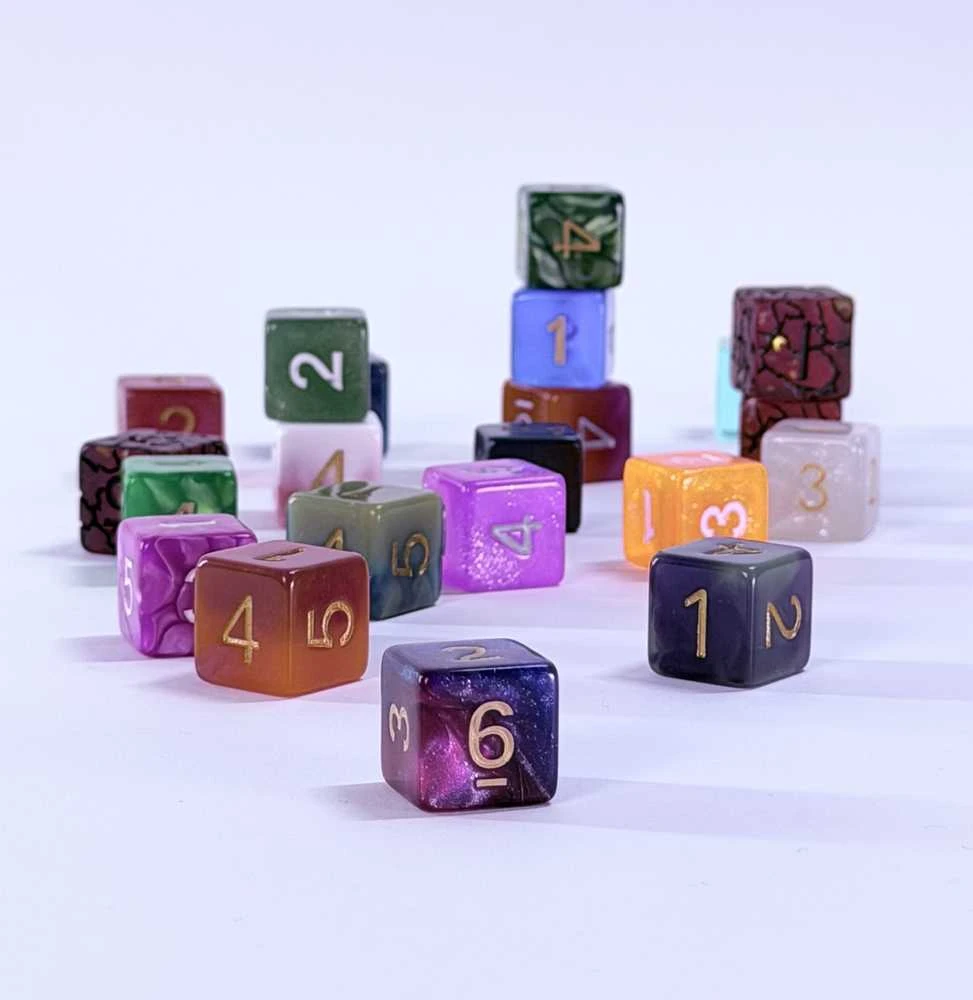 Chessex d6 kauliukas (1 Vnt)