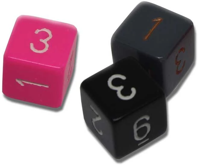Chessex d6 kauliukas (1 Vnt)