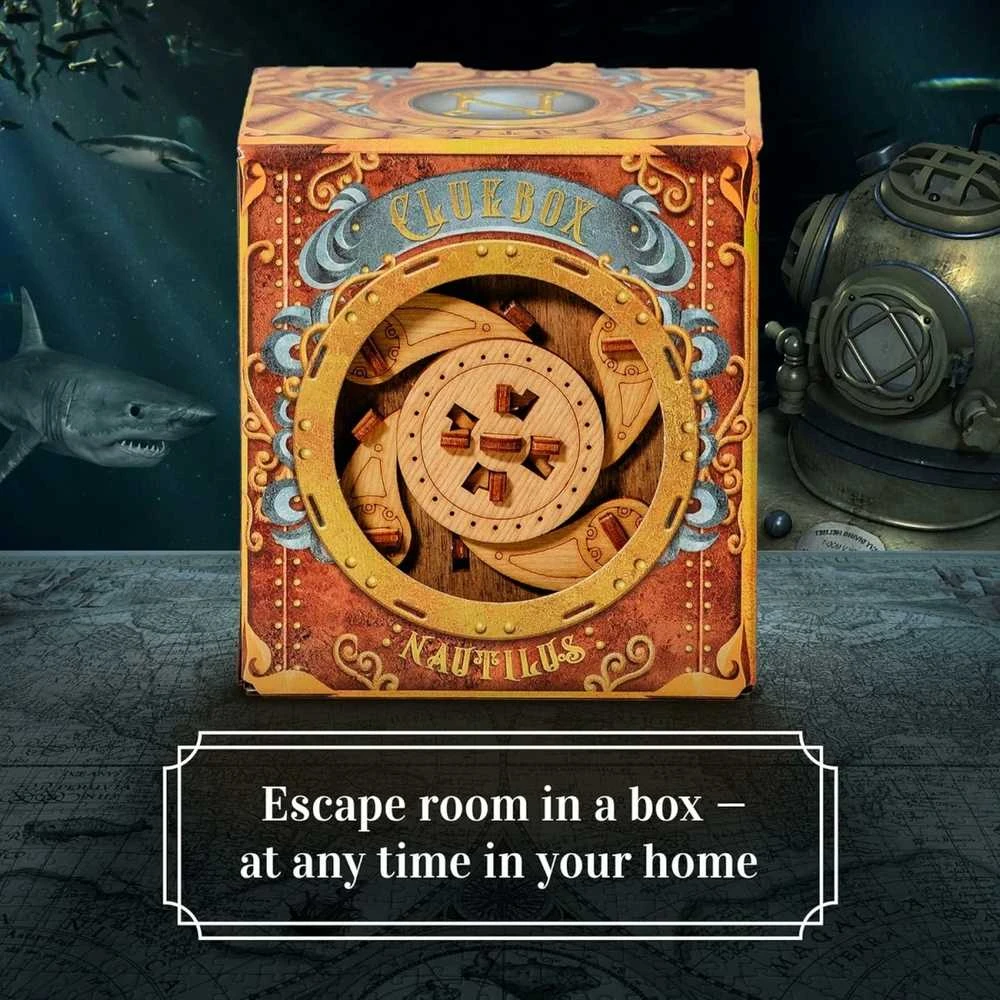 Cluebox - Escape Room in a Box - Captain Nemo's Nautilus