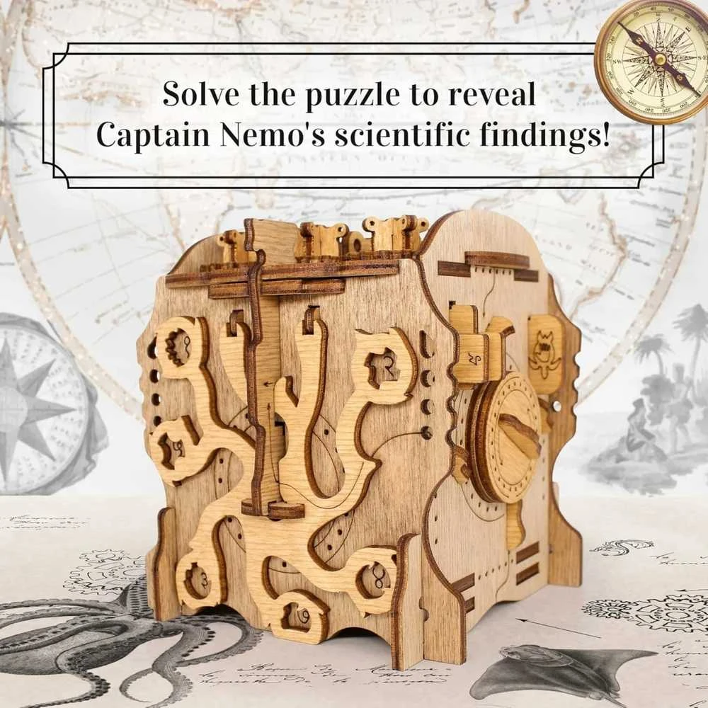 Cluebox - Escape Room in a Box - Captain Nemo's Nautilus