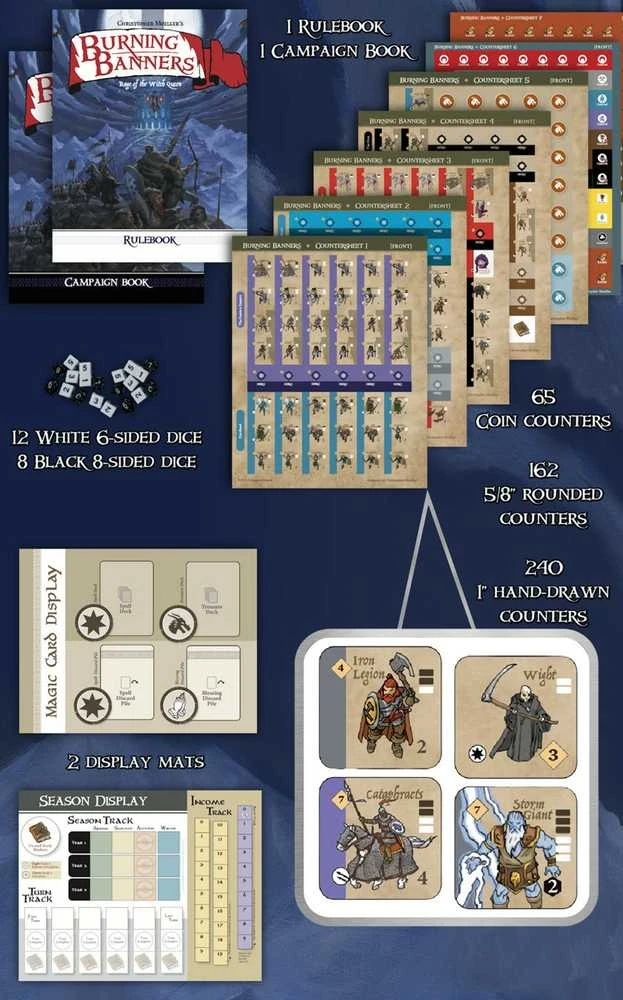 Compass Games Burning Banners: Rage of the Witch Queen