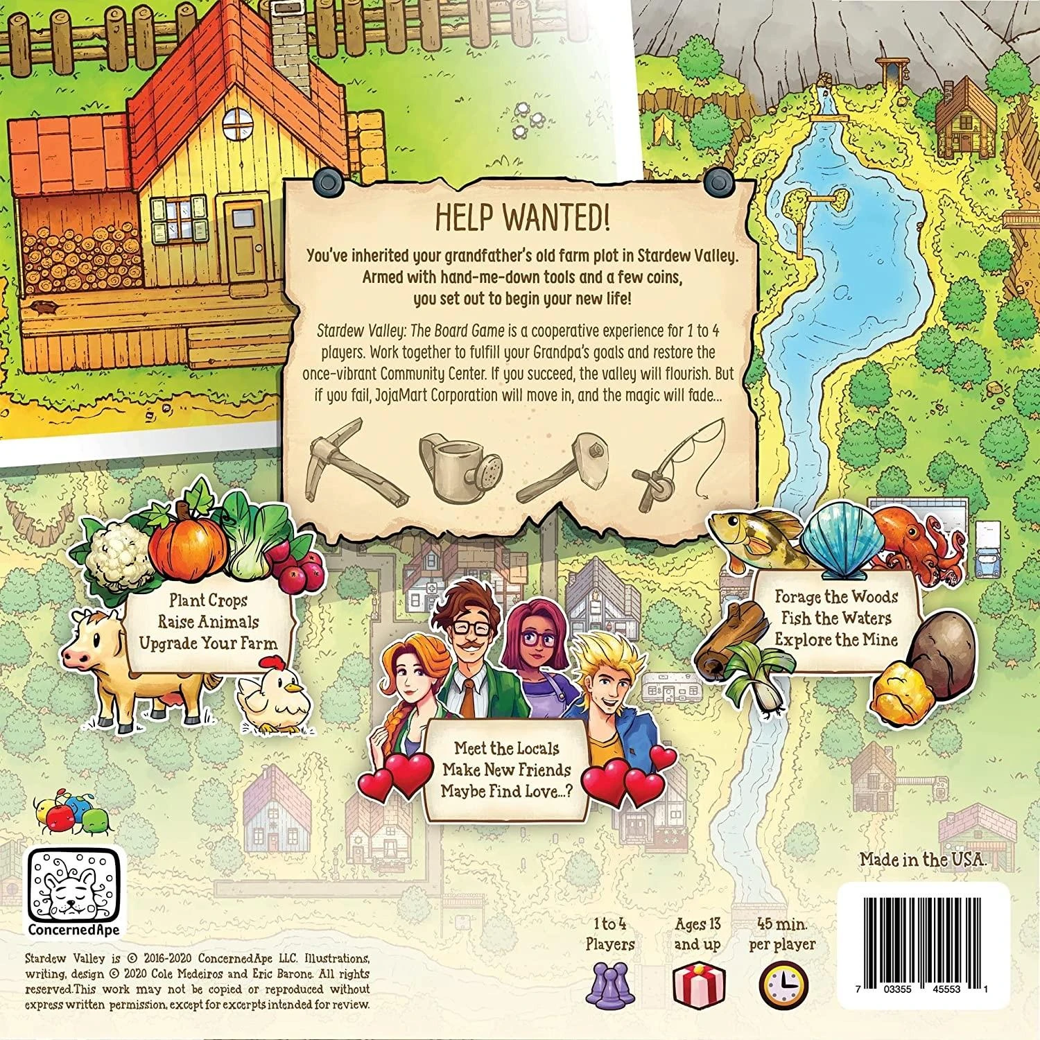 „Concernedape Stardew Valley“: stalo žaidimas