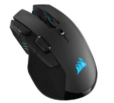 Corsair Ironclaw FPS/MOBA žaidimų pelė, Juoda