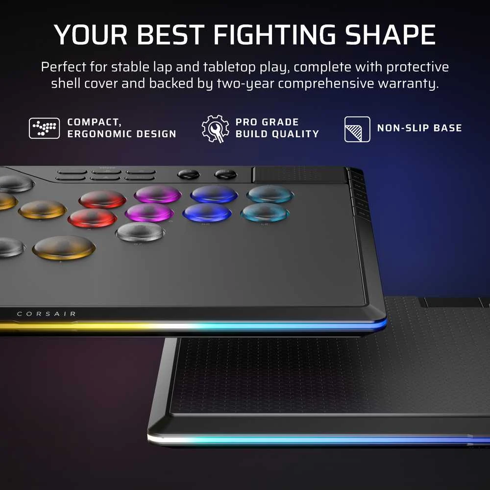 CORSAIR Novablade Pro Wireless Hall Effect Leverless valdiklis | PS4/PS5/PC