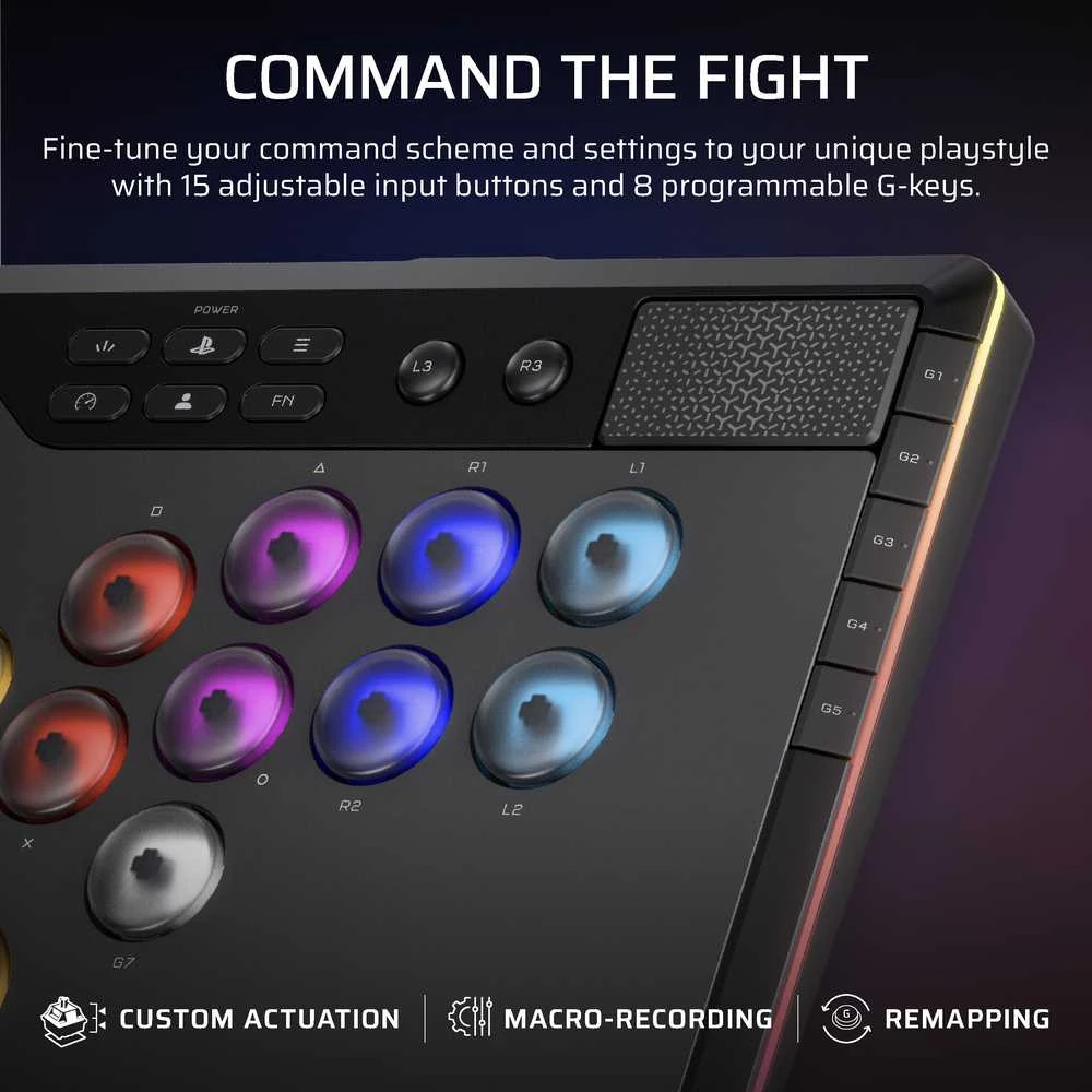 CORSAIR Novablade Pro Wireless Hall Effect Leverless valdiklis | PS4/PS5/PC