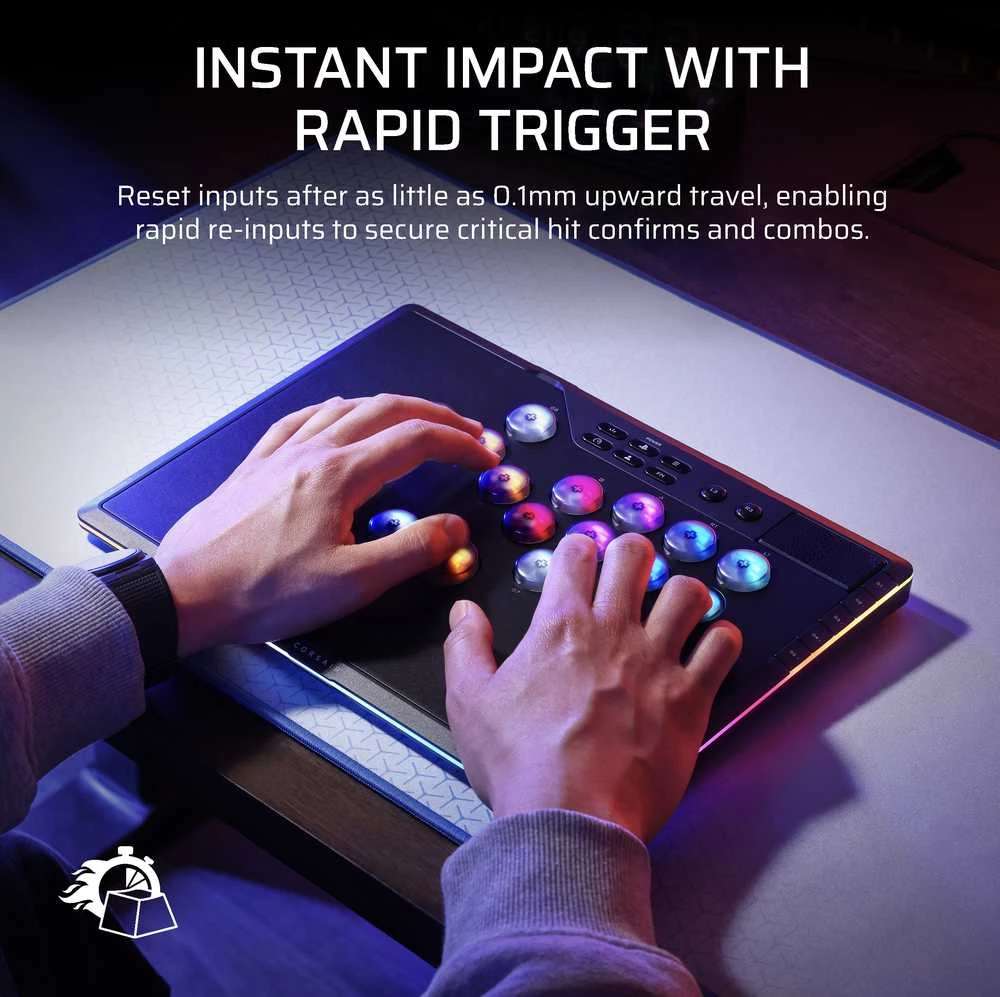 CORSAIR Novablade Pro Wireless Hall Effect Leverless valdiklis | PS4/PS5/PC
