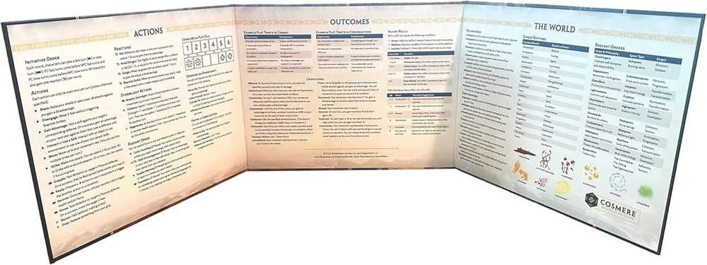 Cosmere RPG - Stormlight GM Screen