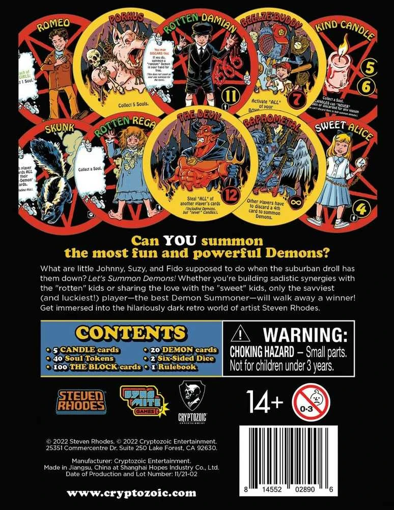 Cryptozoic Entertainment Let's Summon Demons