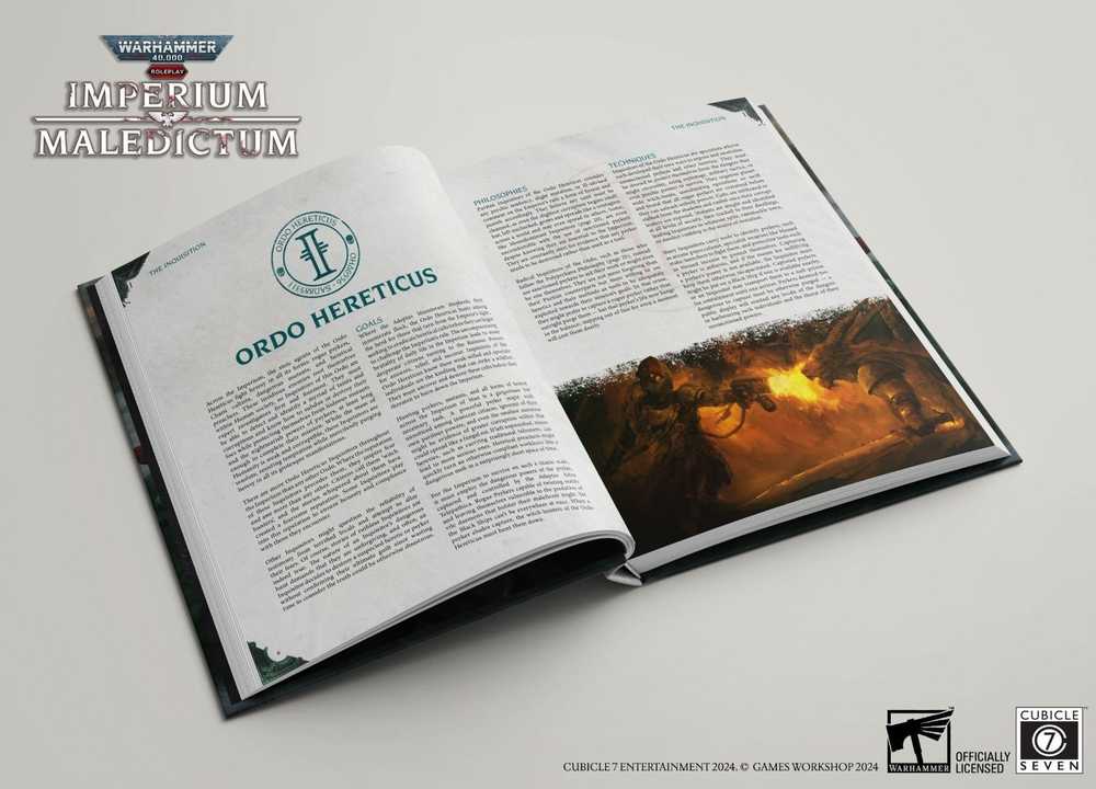 Cubicle 7 Warhammer 40k RPG: Imperium Maledictum Inquisition GM’s Guide