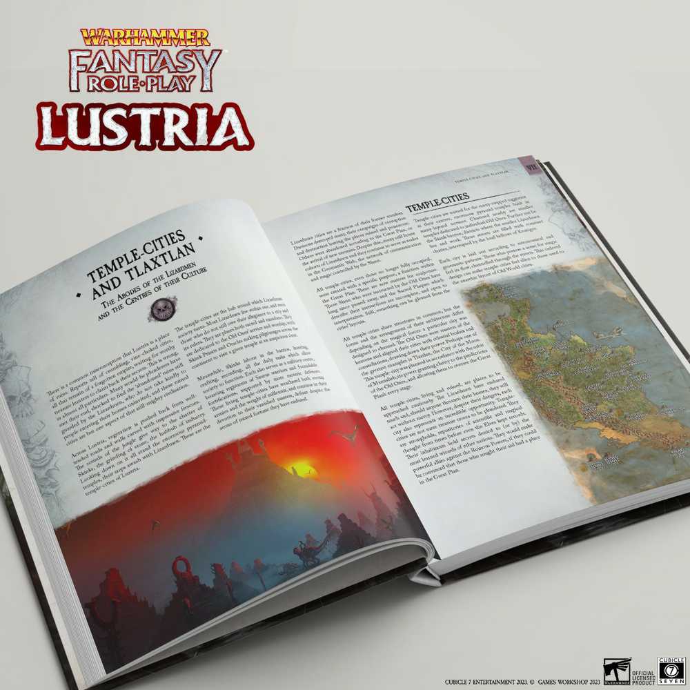 Cubicle 7 Warhammer Fantasy Roleplay: Lustria Collector’s Edition knyga