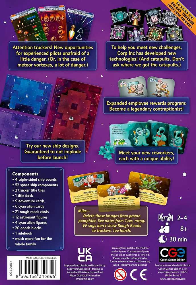 Czech Games Edition Galaxy Trucker: Keep on Trucking