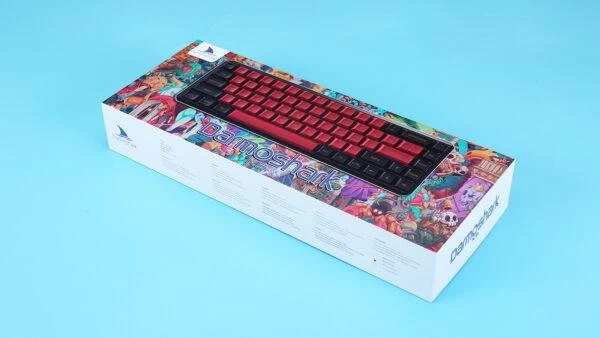 Motospeed Darmoshark K5 TKL belaidė mechaninė klaviatūra su RGB (US, Hot-swap, Raudonas switch V3) Juodas