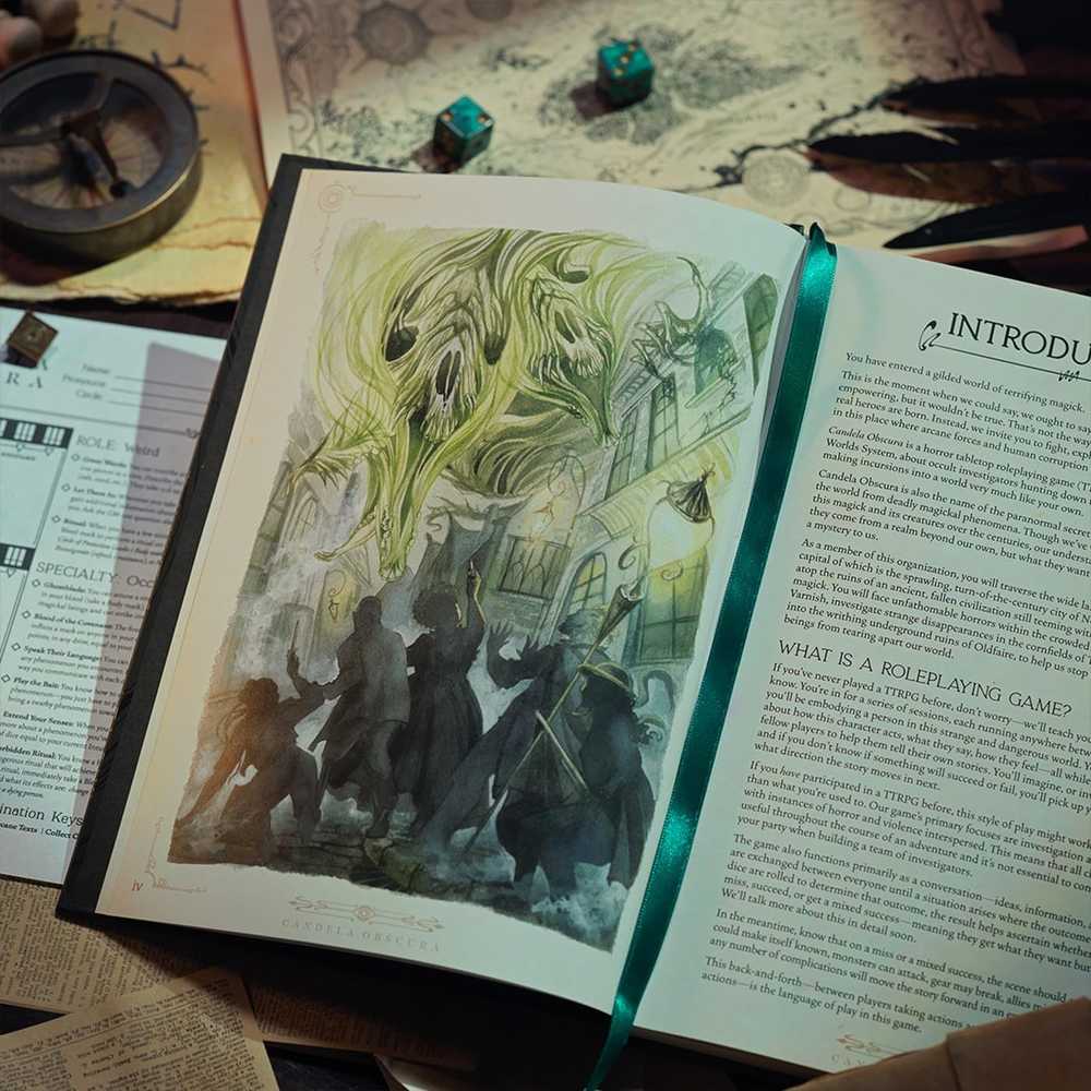 Darrington Press Candela Obscura Core Rulebook HC Knyga