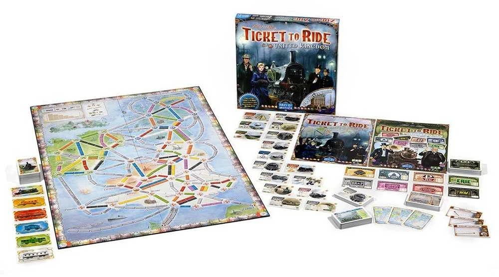 „Days Of Wonder“ „Ticket to Ride“ žemėlapių rinkinys 5: Jungtinė Karalystė ir Pensilvanija