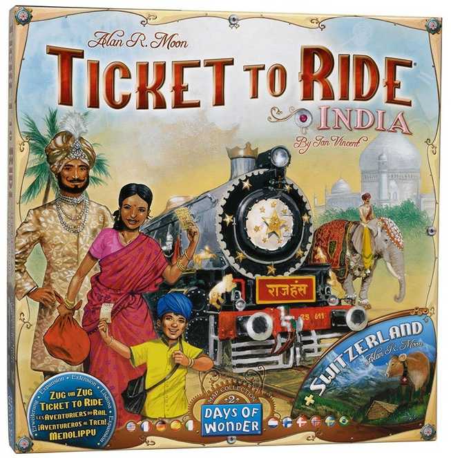 Days Of Wonder Ticket to Ride Map Collection 2: India & Switzerland
