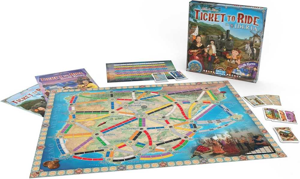 Days Of Wonder Ticket to Ride Map Collection 8: Iberia & South Korea