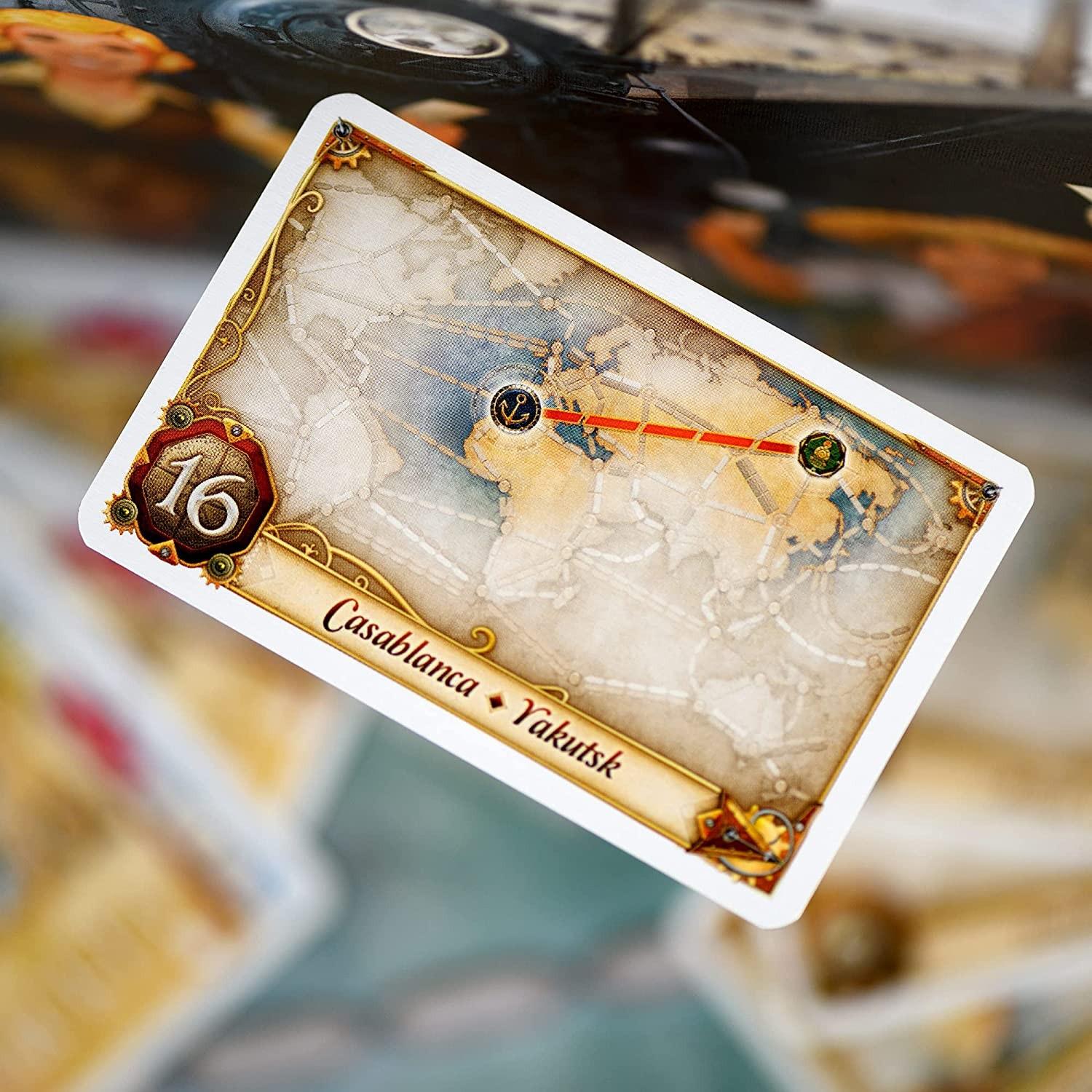 Ticket To Ride „Stebuklų dienų“ bilietas: bėgiai ir burės
