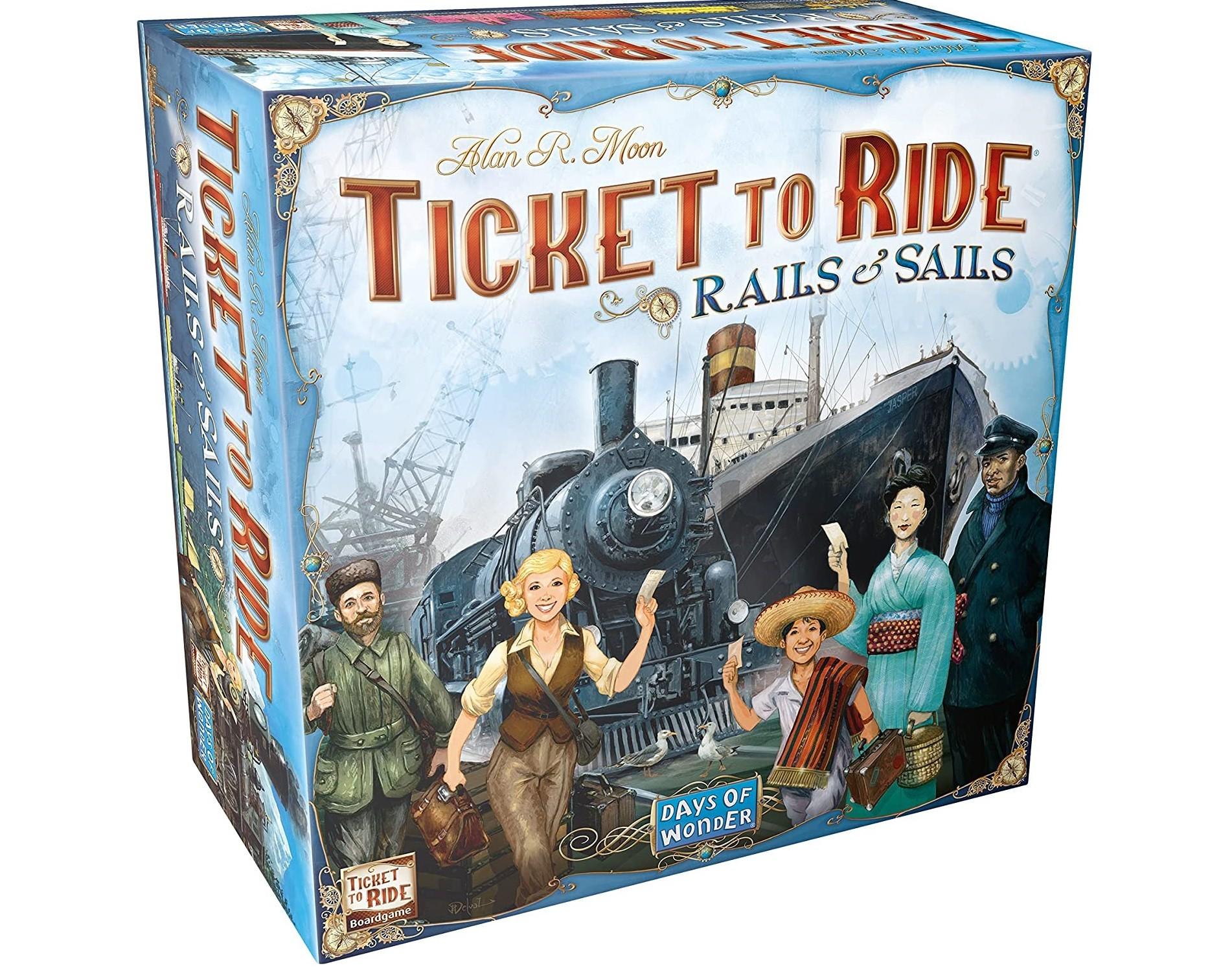 Ticket To Ride „Stebuklų dienų“ bilietas: bėgiai ir burės