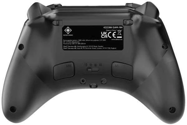 Belaidis PC&Swich 3-in-1 valdymo pultelis DELTACO GAMING, minkšta IML apdaila, BT 5.1 | 2.4G USB imtuvas | USB-C laidinis / GAM-184 / 4222384