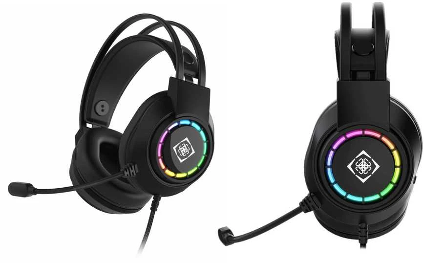 Deltaco Gaming DH220 ausinės su RGB apšvietimu