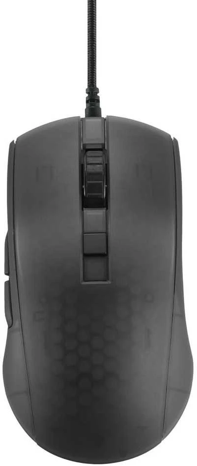 Deltacoimp Pusiau permatoma DELTACO GAMING žaidimų pelė, DM310, RGB, itin lengva, juoda / GAM-144
