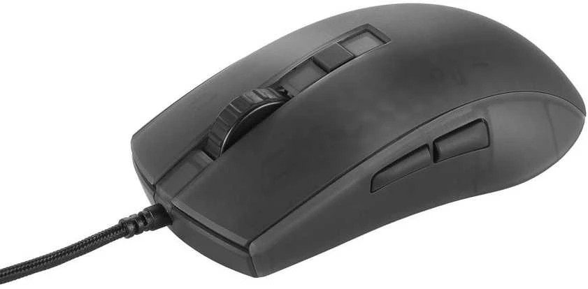 Deltacoimp Pusiau permatoma DELTACO GAMING žaidimų pelė, DM310, RGB, itin lengva, juoda / GAM-144