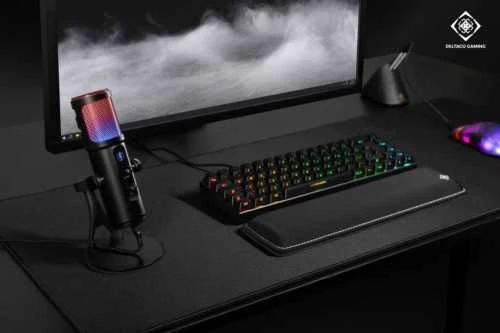 RGB srautinio perdavimo mikrofonas DELTACO GAMING / GAM-171 / 4222236