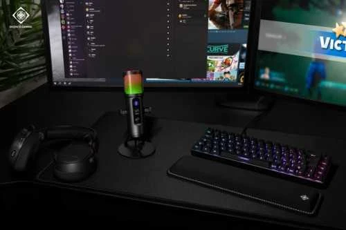 RGB srautinio perdavimo mikrofonas DELTACO GAMING / GAM-171 / 4222236