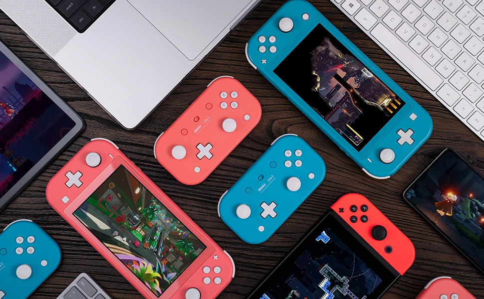 8BitDo Lite 2 belaidis pultelis (Rožinis) aprašymas - Prekės nuotrauka