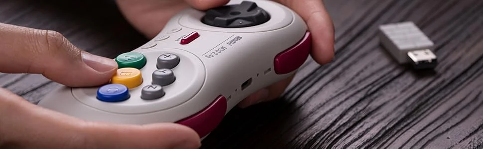 8BitDo M30 2.4G belaidis pultelis (baltas) aprašymas - Prekės nuotrauka