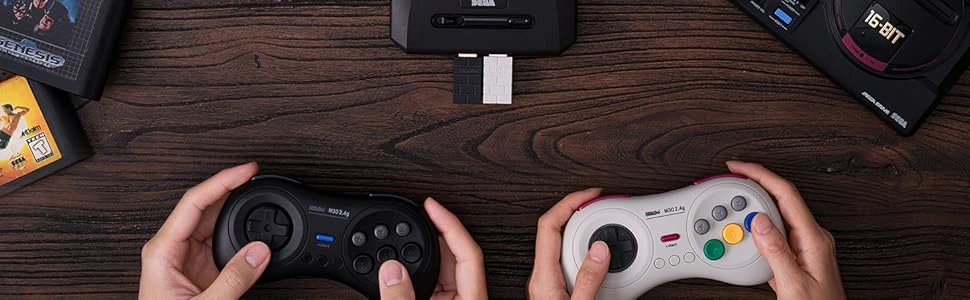 8BitDo M30 2.4G belaidis pultelis (baltas) aprašymas - Prekės nuotrauka