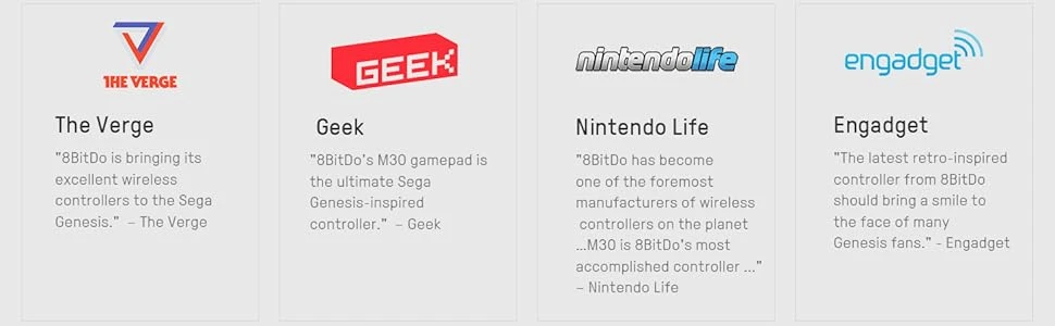 8BitDo M30 belaidis pultelis (juodas) aprašymas - Prekės nuotrauka