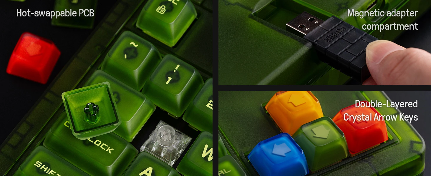 8BitDo Mechaninė klaviatūra | Xbox Edition aprašymas - Prekės nuotrauka 8BitDo Mechaninė klaviatūra | Xbox Edition aprašymas - Prekės nuotrauka