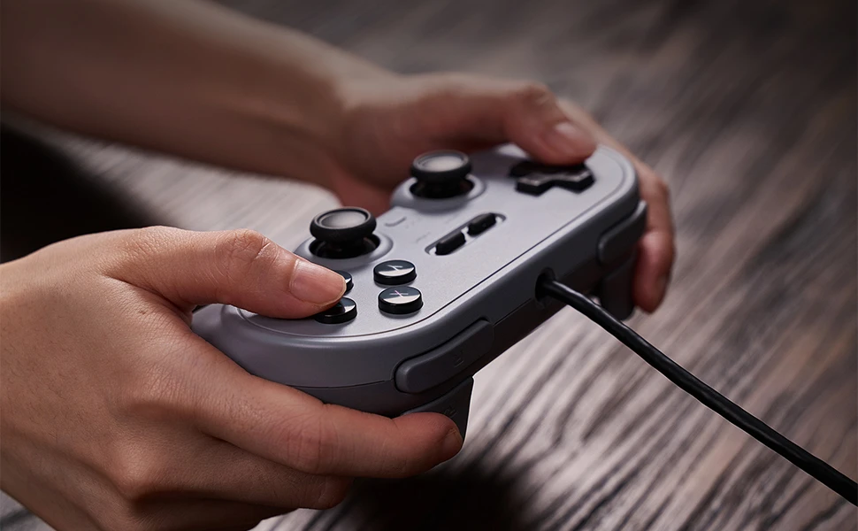Gamepad 8Bitdo Pro 2, pilka aprašymas - Prekės nuotrauka